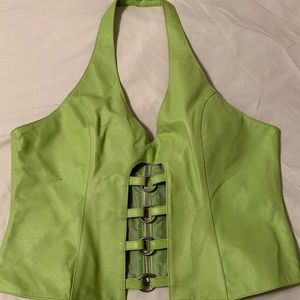 Women’s Wilson Leather Neon Green Halter